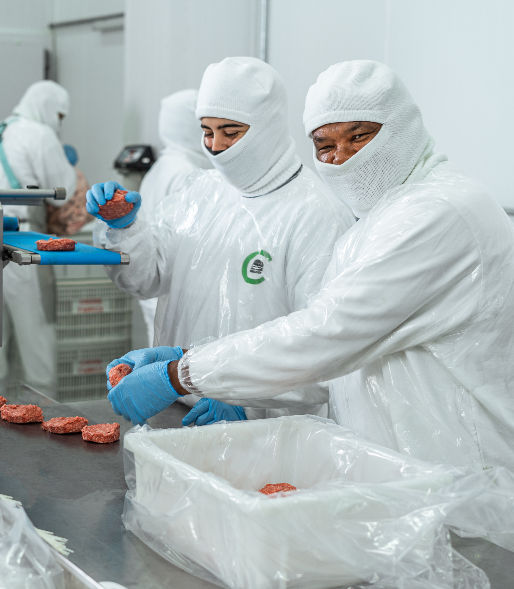 Controle de qualidade e blend de carnes — Juicy Foods